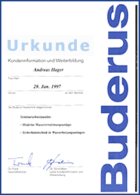 Buderus "Kundeninformation
und Weiterbildung"