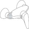 f�r Brausewanne - Ideal Standard Brause Mischbatterie 